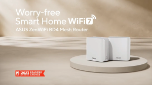 ASUS ZenWiFi BD4 Dual-band WiFi 7 Mesh 3600 Mbps 4900 sq.ft (2pk) Dual 2.5G Ports Security and Parental Controls Included Smart Home Master SSIDs
