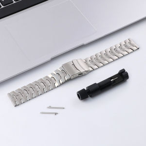 22 มม.สร้อยข้อมือโลหะสําหรับนาฬิกา Huawei GT5/5 Pro GT4 GT3 GT2 46 มม.สายสแตนเลส Correa สําหรับ Huawei Watch 4/3 Pro สายรัดข้อมือ