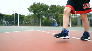 Korean Boys Sneakers Basketball Shoes For Kids Big Size Braided High-top Rubber Shoes For Children