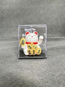 Đồ Trang Trí Mặt Mèo May Mắn Tự Động Cắm Sạc Mặt Trời Tay Vẫy Chú Mèo May Mắn Nhỏ Cho Cửa Hàng Mới Mở