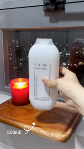 Sữa Tắm Men Sữa Gạo Sáng Da Dưỡng Ẩm Mềm Mượt Whisis Body Wash 500ml (có VAT)