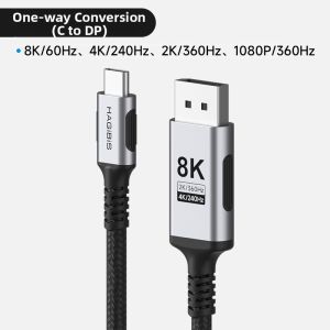 Hagibis | Type C to DP 1.4 Converter Ultra Slim Soft Cable