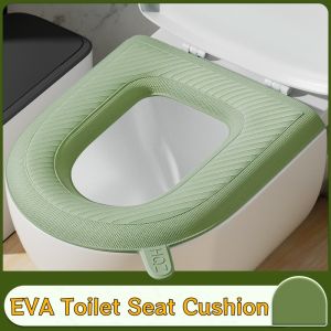 EVA Toilet Seat Cushion Waterproof Warm Mat Washable Bathroom Accessories Organization Universal Lid Bowl Cover Portable Home