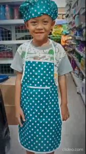Celemek kain katun murah DEWASA / Celemek dapur bahan kain katun dengan kantong / apron masak berkualitas / celemek parasut anti air