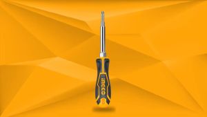 Tuốc nơ vít bộ 6 đầu vít bộ tua vít 6 trong 1 Ingco AKISD0608 SL5 SL6 PH1 PH2 6mm 8mm