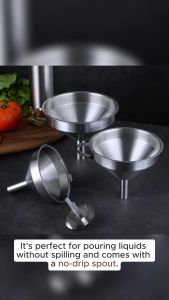 DS Stainless Steel Funnel & Kitchen Accessories