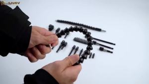 Flexible Drill Extension Kit Flexible Drill Extender Includes Universal Sleeve in Multiple Sizes 105° Right Angle Drill Extender