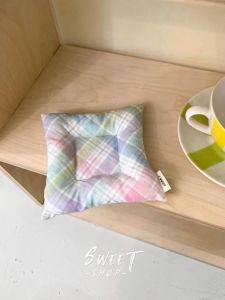 Heat Resistant Cotton Coaster Butterfly Knot Ins Square Dining Mat Coffee Shop Photo Props Korean Style Home Fabric DIY