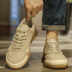 Mens Flat Bottom Sports Shoes Spring Autumn Thin Breathable 2025 New Style Casual Trendy Shoes Comfortable All-Match High-End Feeling