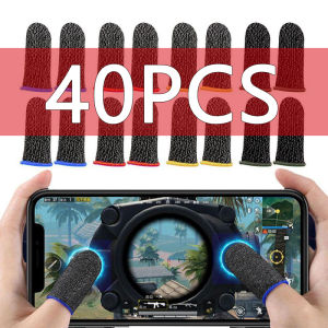 20/40PCS Gaming Finger Sleeve Breathable Fingertips For PUBG Mobile Games Touch Screen Finger Cots Cover Sensitive Mobile Touch