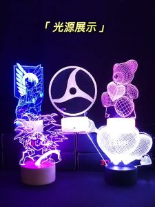 NBA Basketball Star 3d Small Night Lamp Wholesale Creative Bedside-Use Acrylic Stereo Table Lamp Get Gifts for Boys Free