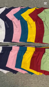 Bộ đùi nữ 2 lớp  gồm Áo cộc tay phối lưới và quần thun 2 lớp  thể thao tập cầu lông tennis Gym yoga chạy bộ đạp xe pickleball...