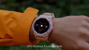 KOSPET Tank S2 của phụ nữ Smartwatch với GPS 1.32 "AMOLED hiển thị 100m không thấm nước Heart Rate Máy đo độ bão hoà ôxi trong máu Bluetooth gọi điện thoại