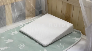 Mylilangelz Baby Infant Anti-Vomiting Wedge Pillow Elevated Supportive Cushion Slope Pad Pillow