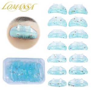 Lomansa 7 Pairs C Curl Silicone Eyelash Perm Rod Shield Lash Lift Pads Eyelash Curler Accessoriess Eyelash Lifting Beauty Tools