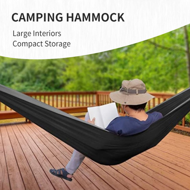 Camping Hiking Hammock Duyan Double Outdoor Foldable Hammock Travel Hammock Portable Hammock Lazada PH