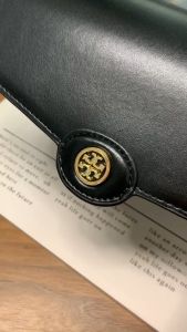 TB womens bag tofu bag Robinson single shoulder crossbody patent leather flap