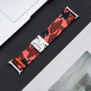 New Sport Nylon Loop Strap for Samsung Galaxy Watch 7Ultra 47mm Band Bracelet for Watch 7 Ultra Camouflage Watchband Accessories