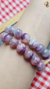 Premium Grade Sugilite Fluorite Bracelet
