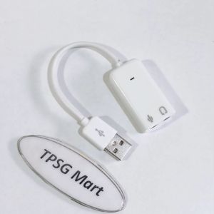 Card âm thanh / USB Sound Card 7.1 Channel dây dài 15Cm