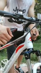 Mountain Bike Bag With Waterproof Mobile Phone Bag: Top Tube & Cycling Touch Screen Frame Bag