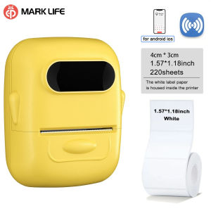 Wireless Label Printer P50 Inkless Bluetooth-compatible Thermal Label Maker Adhesive Label Sticker Machine DIY Pattern Barcode