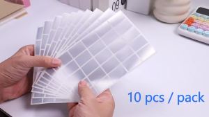 50pcs Reusable Oil Resistant Labels Removable Temporary Sticky Notes for Organizing Storage Boxes Moving Office and Home Use