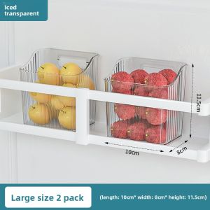 FURENJILI | Food-grade Refrigerator Door Storage Box Organizer Food Preservation