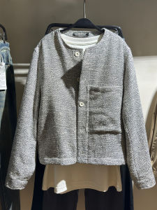 New Autumn Mens Long Sleeve round Neck Shirt Jacket Loose Comfortable Fashion Outerwear Standard Fit Youth Casual Outerwear