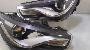 USED Audi A1 X1 2010-2014 XENON Projector HID HeadLight Head Lamp Lights Lampu Depan 1 Pair HEADLAMP