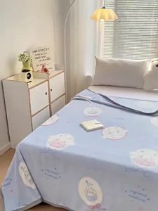 Milk Velvet Cartoon Coral Fleece Blanket