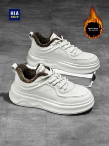 HLA | Ins Trendy Mens Casual Canvas Shoes Warm Lining