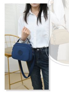 2024 New Crossbody Handbag Womens Small Bag Dual-Use Oxford Cloth Shoulder Bag Lightweight Nylon Hand Bag Fancy