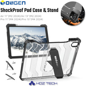 INOVAGEN For i-Pad 10Pad Air 6 M2Pro 13 M4 2024 Case with kickstandWith Pen SlotShockProofFull Protection Tablet Case