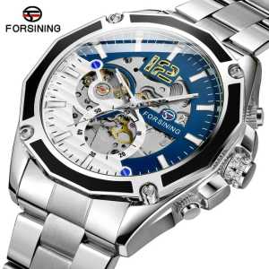 JAM TANGAN MEKANIK FORSINING 8207 ORIGINAL FULL STAINLESS