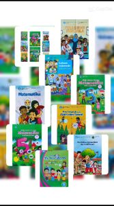 Buku Kelas 5 SD kurikulum merdeka BAHASA INDONESIA MTK BAHASA INGGRIS PAI PKN SENI RUPA PJOK P5