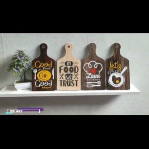 Hiasan Pajangan Dinding Walldecor poster kayu ukir talenan qoute kitchen Shabby Unik Dekorasi C187