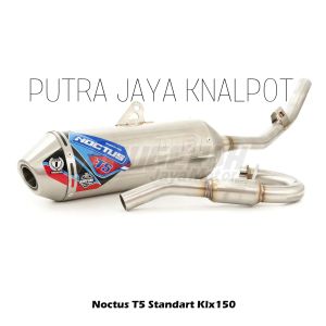 Knalpot Noctus T5 terbaru untuk klxbf D-Tracker crf150l wr155 klxbf klx150s dll