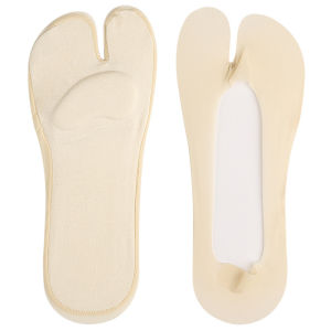 1Pair/2Pair Two-Toe Boat Socks Anti-Slip and Heel-Staying Pads Low-Cut Toe-Separator Pad Soft Shock-Absorbing Insoles