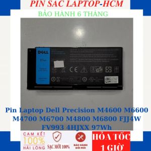 Pin Laptop Dell Precision M4600 M6600 M4700 M6700 M4800 M6800 FJJ4W FV993 4HJXX 97Wh