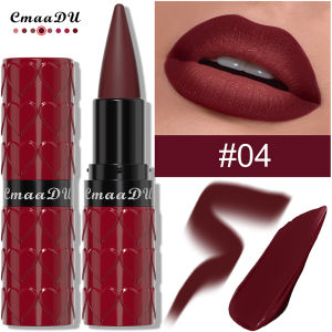 CmaaDU 8 สี Matte Love Velvet Texture Love ลิปสติกสีขาวกันน้ํา Non-สี Loss Non-Stick ลิปสติก