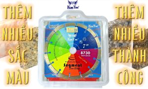 Lưỡi Cắt Gạch 180mm KingTom Sắc Màu Khô - Chuyên Bê Tông Đá Hoa Cương
