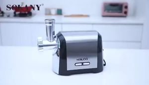 SOKANY เครื่องบดเนื้อไฟฟ้า กำลังสูง 3200W สามารถทำไส้กรอกและเนื้อสับ เครื่องบดหมู มีการรับประกันจากผู้ขาย 6 เดือน เครื่องบดอาหาร เครื่องทำไส้กรอก