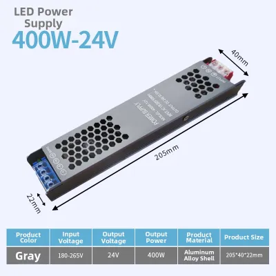 Ultra-thin Power Supply 12V/24V