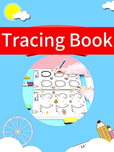 Tracing Book For Kids Training Coloring Book Erasable Writing Materials For Kid Educational