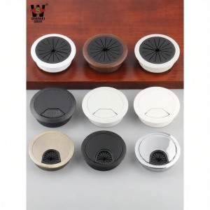 MUHUALAN | Aluminum Home Use Round Cable Organizer Grommet