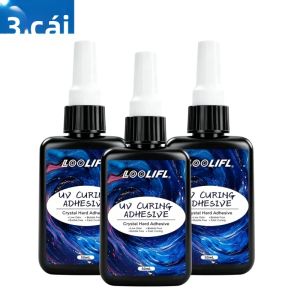 LOOLIFL | Keo Dán Cứng UV LOOLIFL 50ml Trong Suốt Ít Mùi Khô Nhanh Không Tạo Bọt Dùng Cho Đồ Thủ Công Mỹ Nghệ Trang Sức Kính Kim Loại Gỗ.