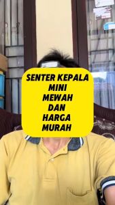 AOKI Lampu Kepala Sensor Cerdas – Ultra Ringan USB-C Baterai Tahan Lama LED Terang IP4X Cocok untuk Outdoor & Petualangan