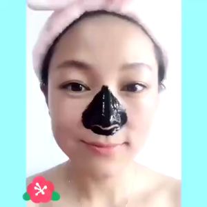 Blackhead Removal Clean Activated Charcoal Mask Masker Hitam Komedo LC002