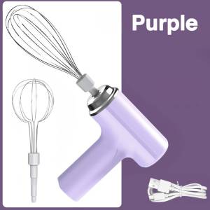 Electric Egg Beater Coffee Frother Milk Whisk MINI Food Blender Egg White Whipped USB Rechargeable Three Speeds Whisk Tools